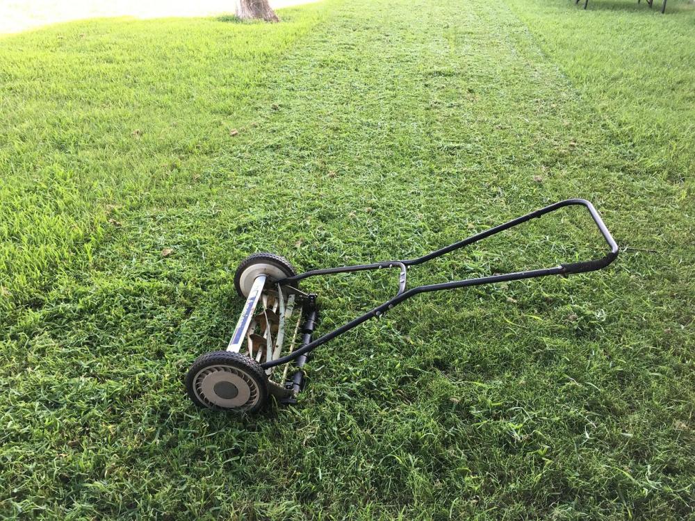 เครื่องตัดหญ้าแบบรถเข็น